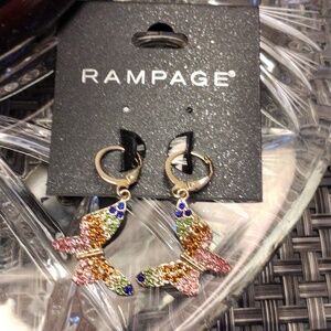 3/$25 RAMPAGE BUTTERFLY EARRINGS